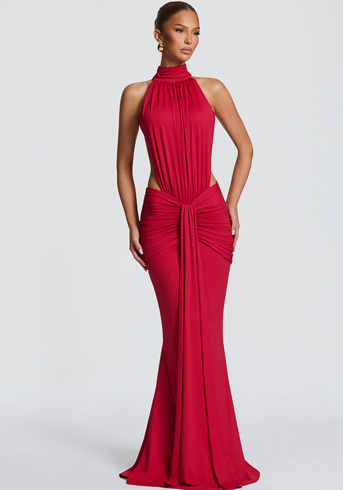Low Back Mermaid Dress for Spring Elegant Events