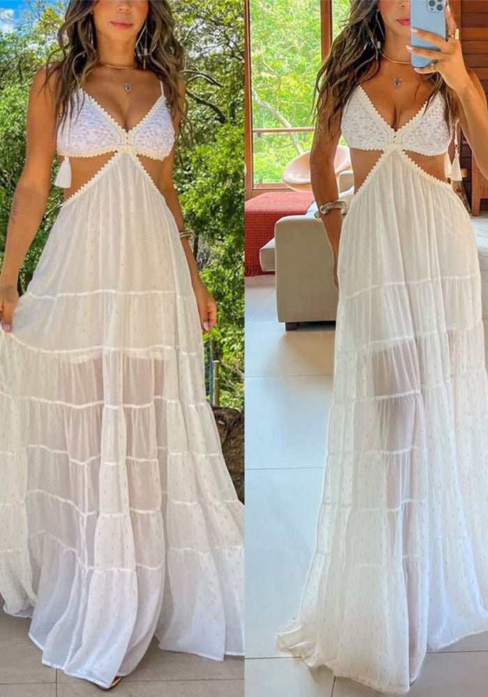 Loose Maxi Dress for Spring/Summer Holiday Casual Wear