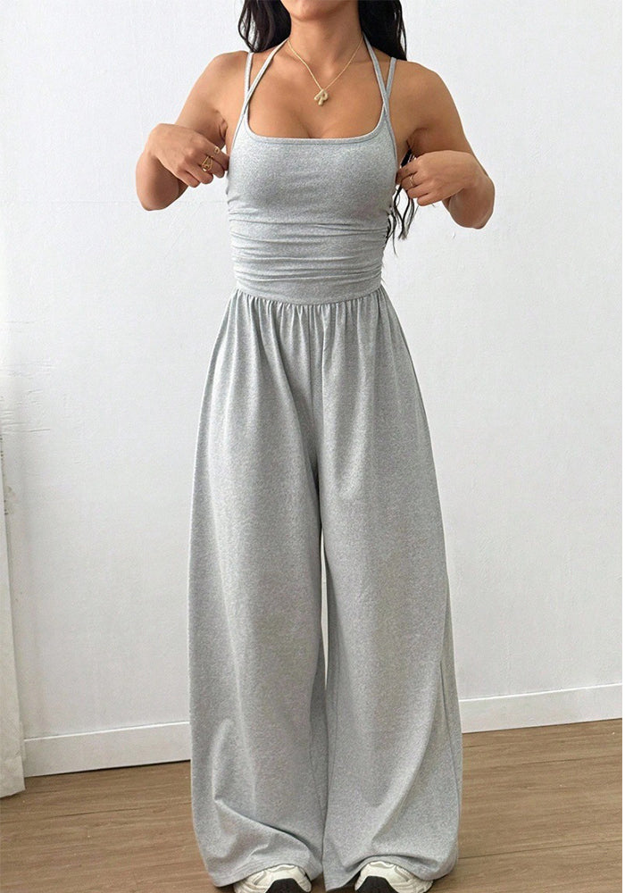Women Shapewear Solid Camisole Jumpsuit
