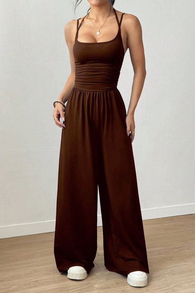 Women Shapewear Solid Camisole Jumpsuit