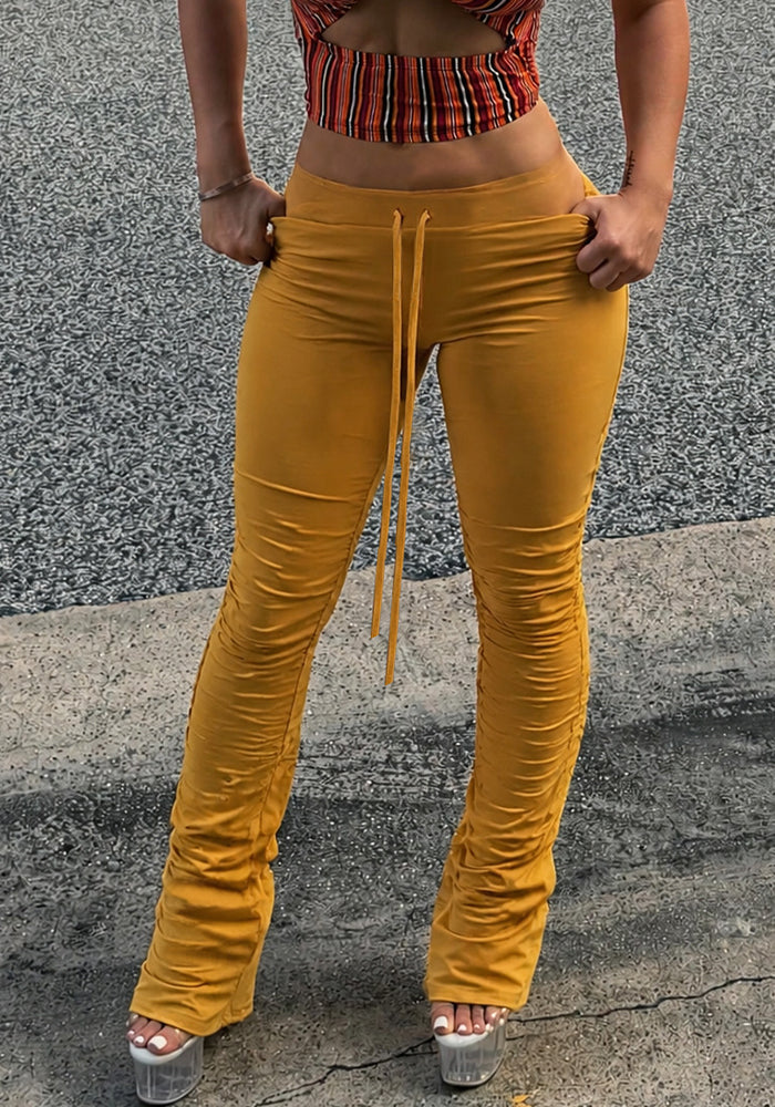 Pleated Grunge Pants for Autumn/Winter Casual Wear
