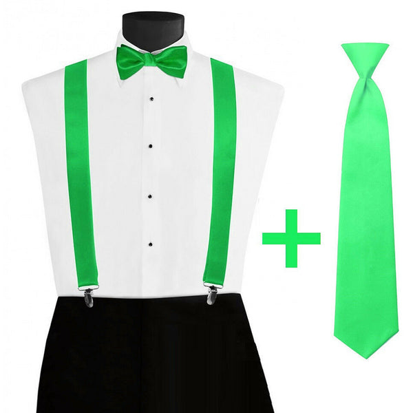 St. Patrick's Day Back Corset Tie Three-Piece Set